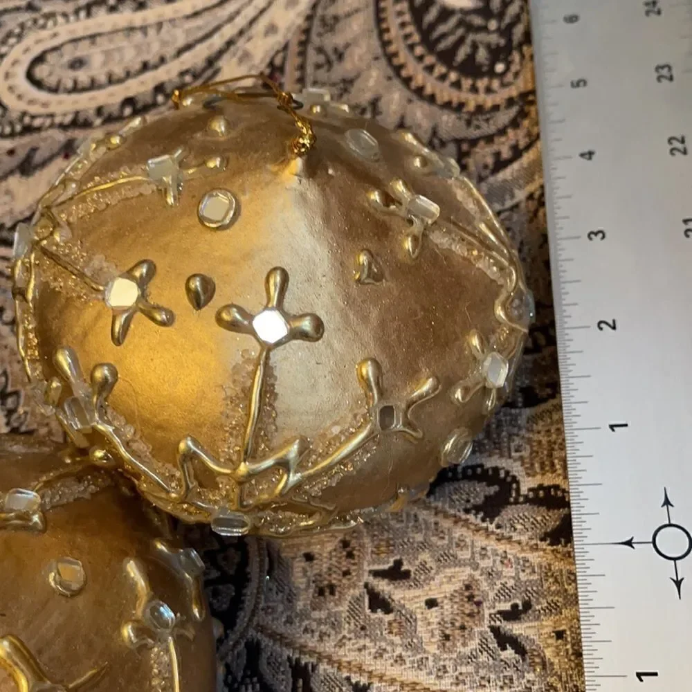 A PAIR of Faberge Style Ornaments!